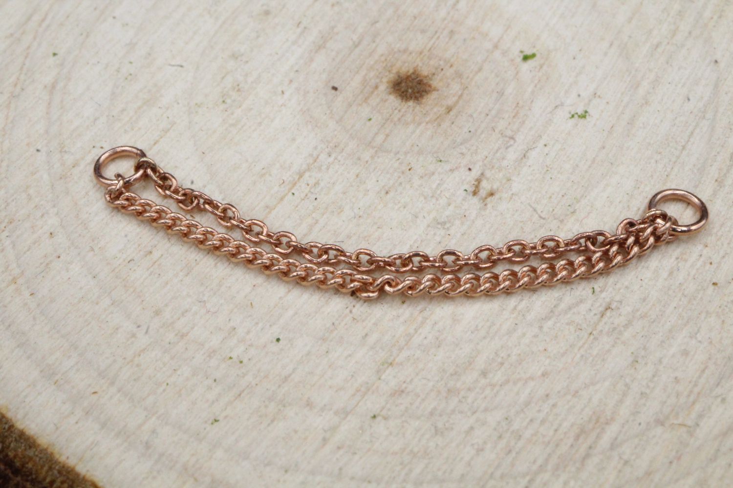 Rose Gold Close Knit Chain, Jump Ring: 14/12ga, Length: 18mm