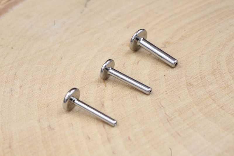 Threadless Titanium Flatback Posts