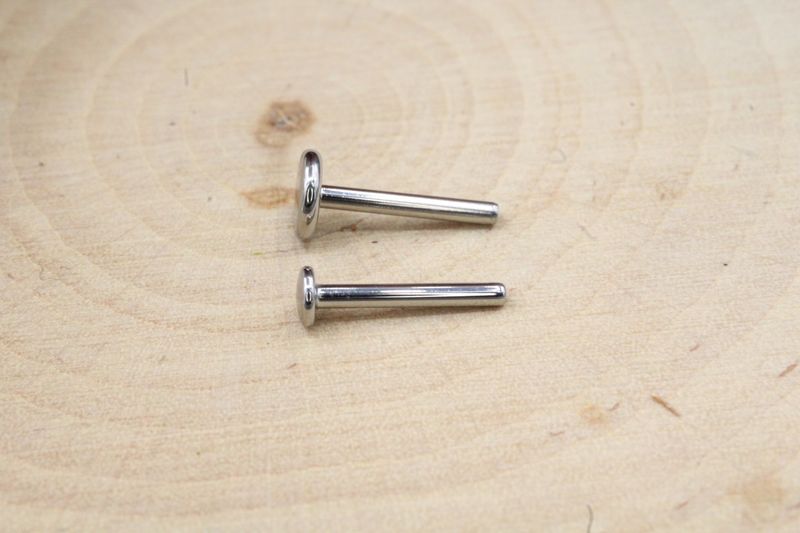 Threadless Titanium Flatback Posts
