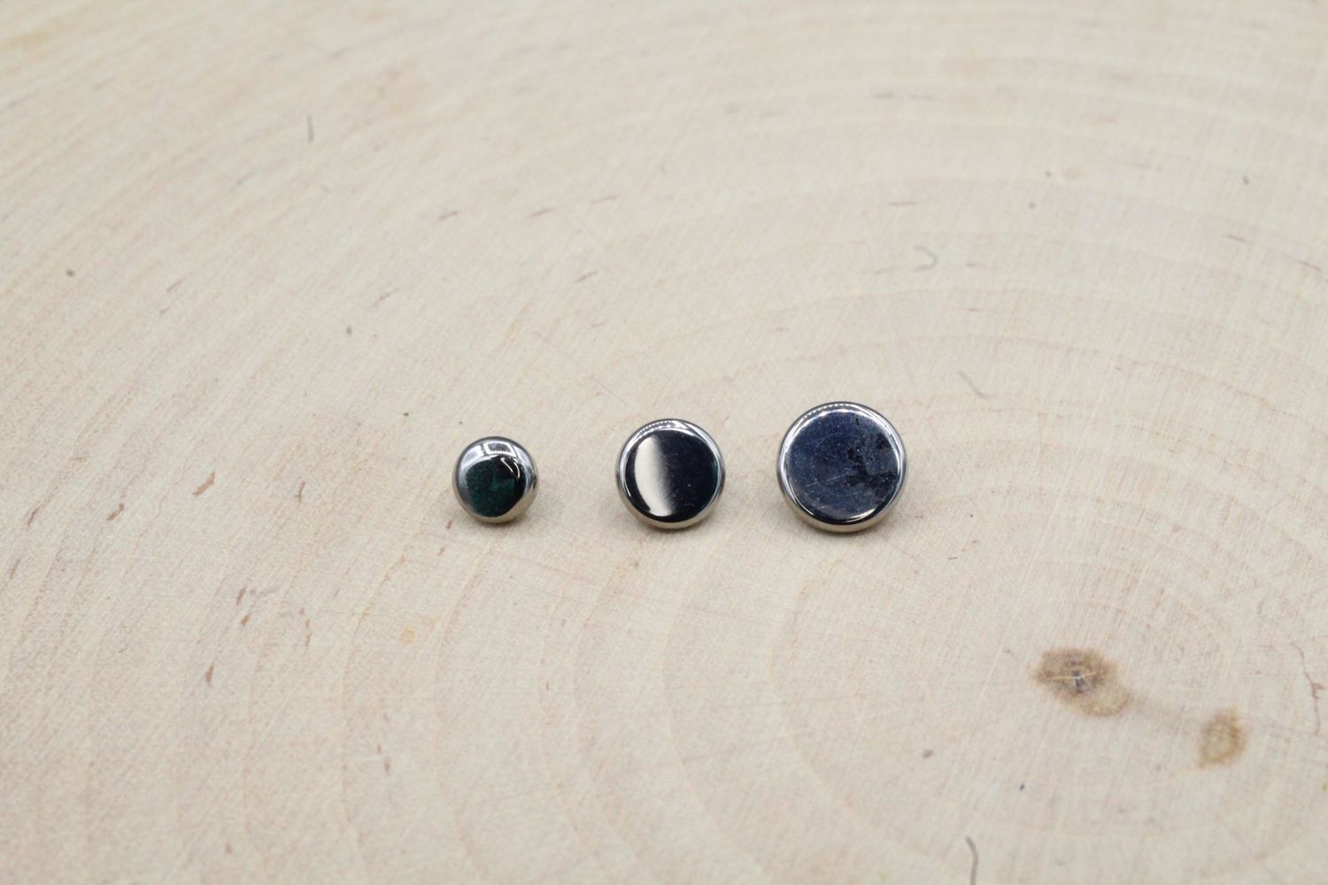 Threaded Disc Ends, Disc Size: 3mm, Gauge: 16ga