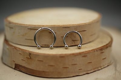 Threaded Titanium Circular Barbell Shaft