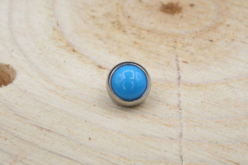 Threaded Cabochon Gem Ends
