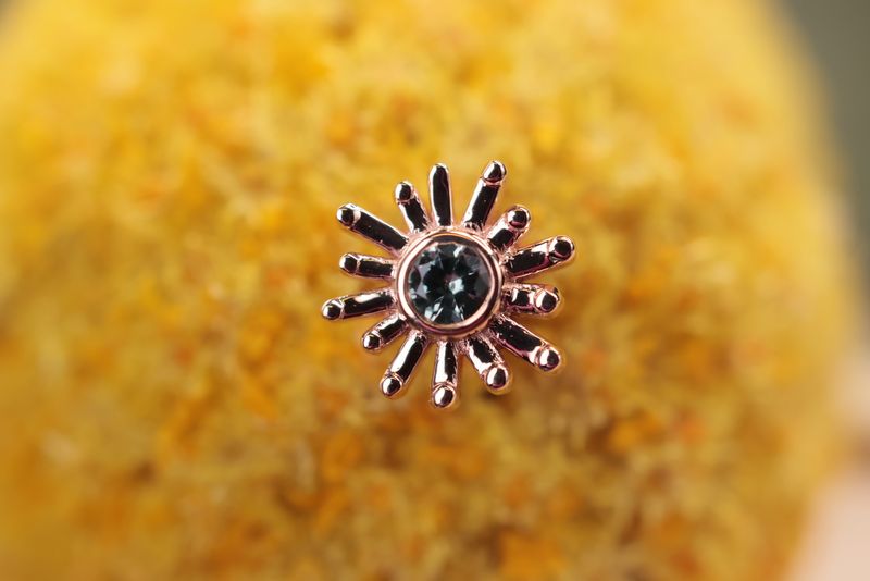 Threadless Rose Gold Small Sunray Top