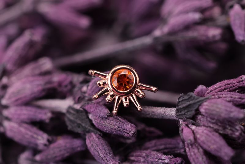 Threadless Rose Gold 6.5mm Live to Tell
