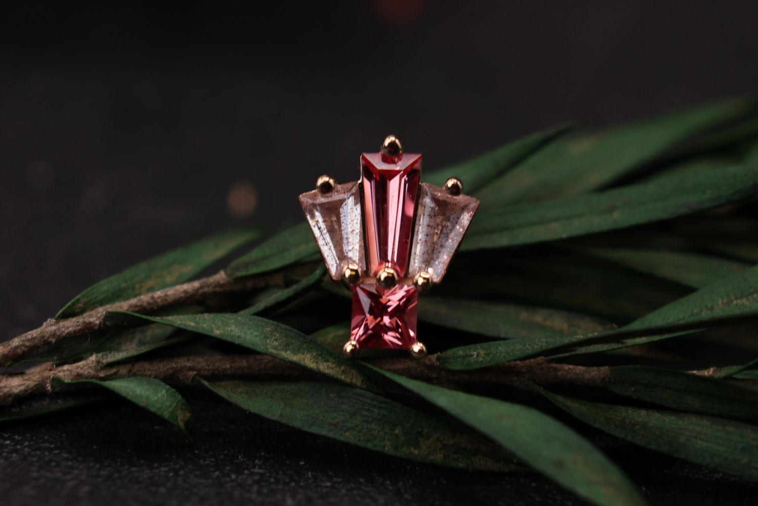 Threaded Yellow Gold Novi Princess Top