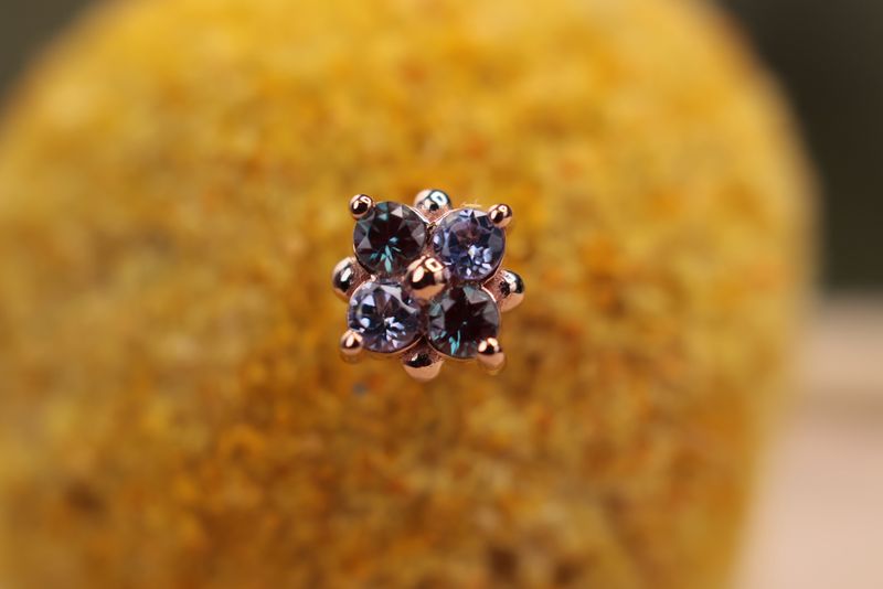 Threadless Rose Gold 1.5mm Reema Top