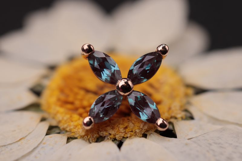 Threaded Rose Gold Illium Top