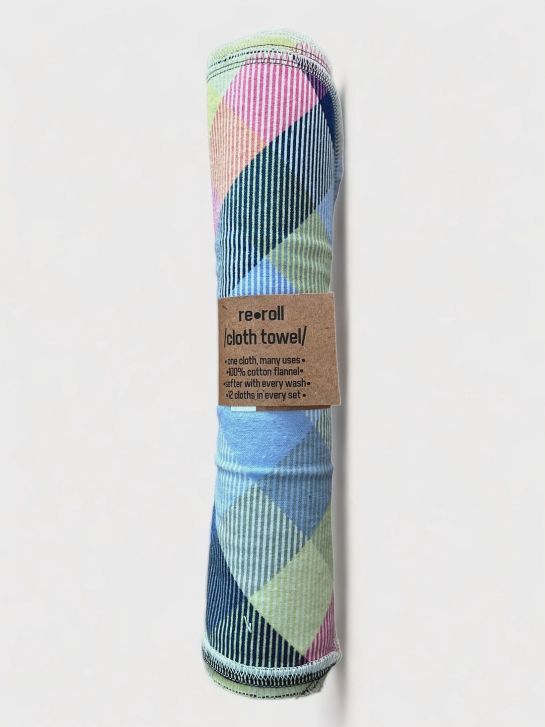 ReRoll Cloth Towels - 12 Single Ply