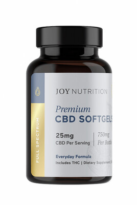 Joy Nutrition - Full Spectrum CBD Softgels 25mg
