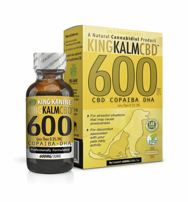KingKalmCBD - Dog and Cat CBD Oil 600mg