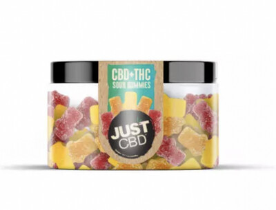 JustCBD+THC - Sour Gummies 2600mg