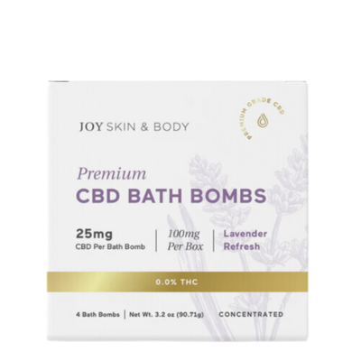 Joy Skin and Body - Lavender Refresh CBD Bath Bombs 25mg
