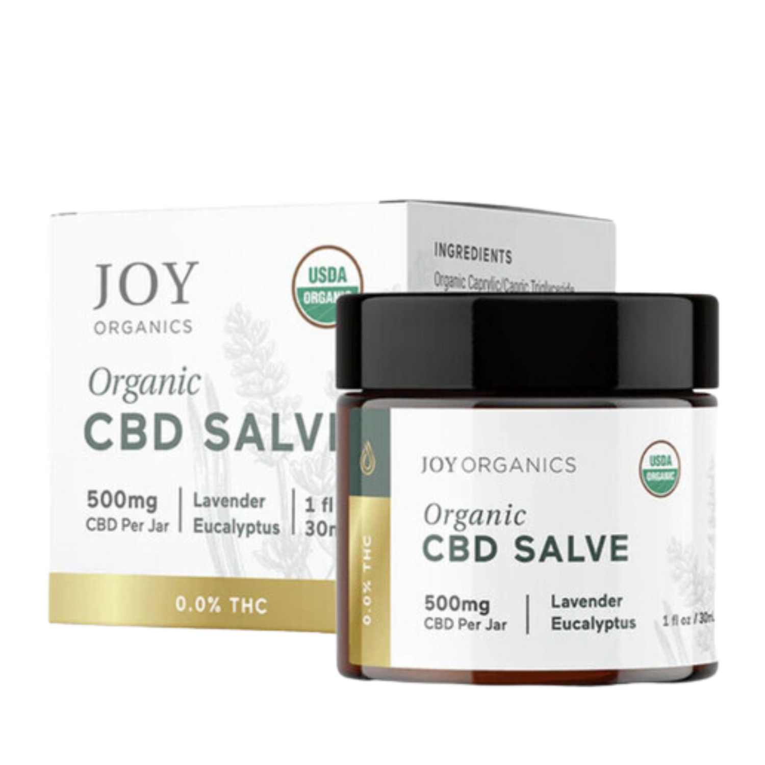 Joy Organics - Lavender Eucalyptus CBD Salve 500mg