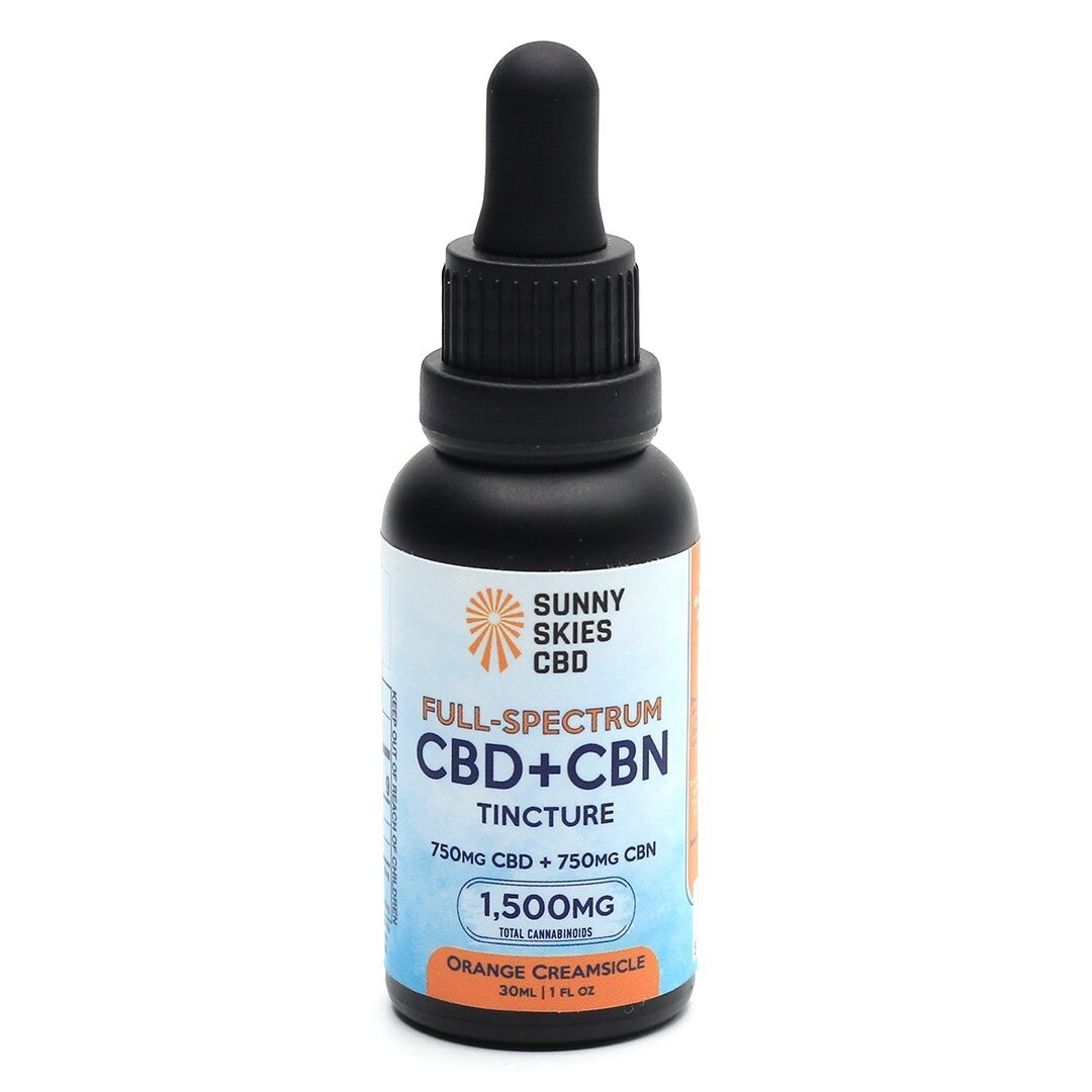 Full Spectrum CBD+CBN Tincture Orange Creamsicle
