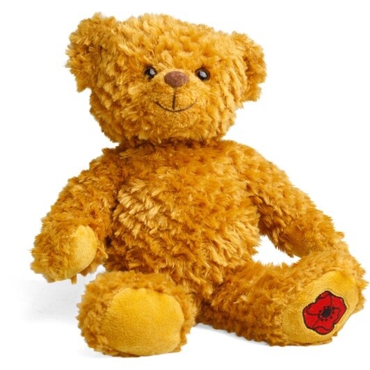 Remember Their Service Poppy Bear