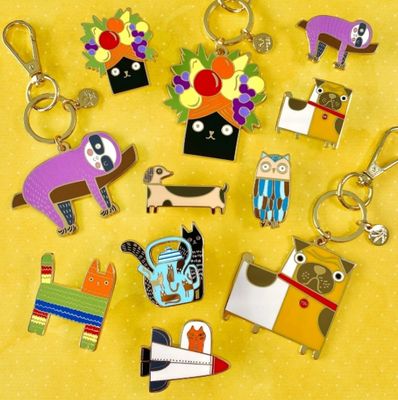 Enamel Key Rings