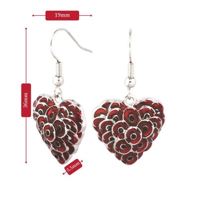 Remember Heart Earrings