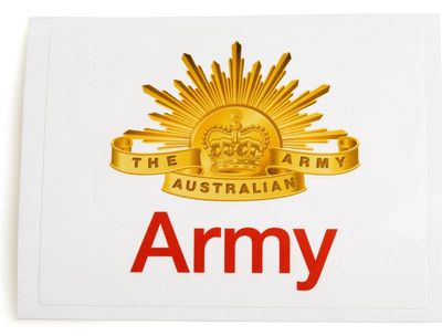 Army Rectangular Sticker