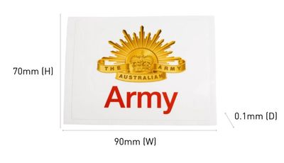 Army Rectangular Sticker