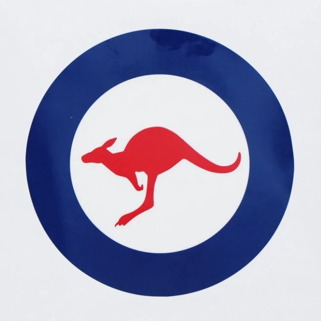 Air Force Round Sticker