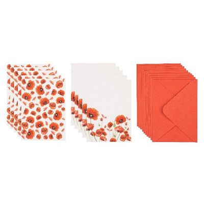 10 Pack of Red Poppy Gift Cards