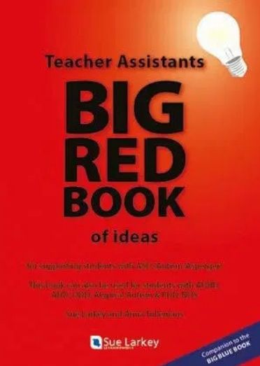 Paperback - Teacher Assistants Big Book of Ideas (Red or Blue), Design: Big Red Book
