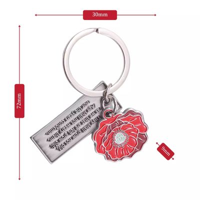 Ode Poppy Keyring
