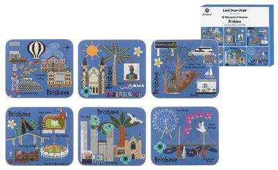Coasters 6 Pack - Land Down Under Brisbane