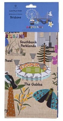 Tea Towel - Land Down Under Brisbane