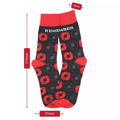 Poppy Remember Socks