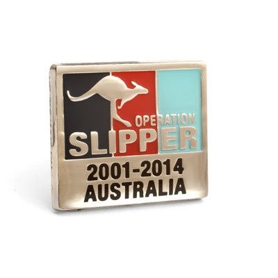Operation Slipper Australia Lapel Pin