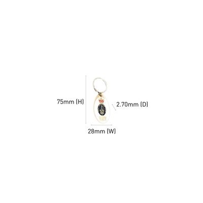 Navy Key Ring