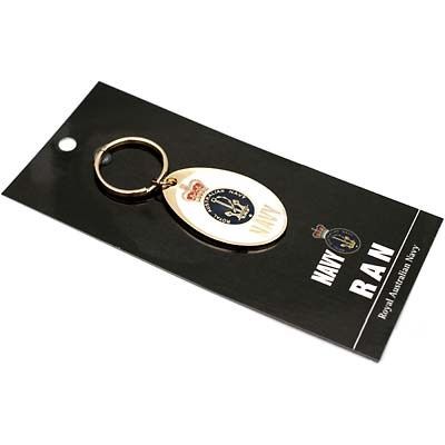 Navy Key Ring