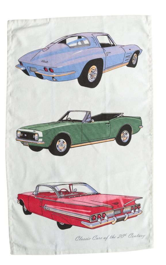 Tea Towel - Cars Chevrolets
