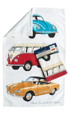 Tea Towel - Cars Volkswagons
