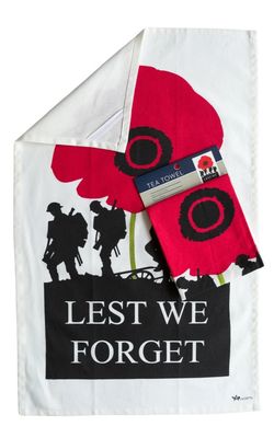 Tea Towel - Lest We Forget
