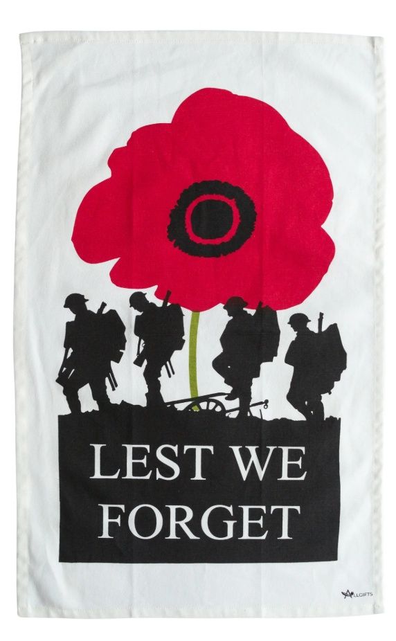 Tea Towel - Lest We Forget