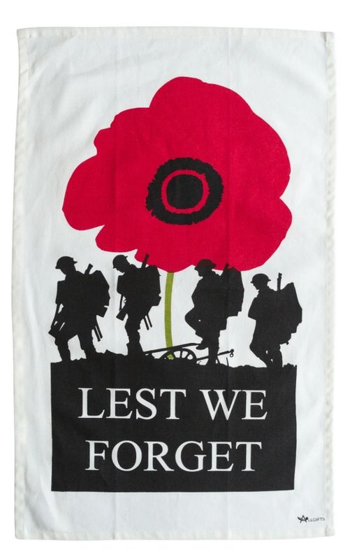 Tea Towel - Lest We Forget