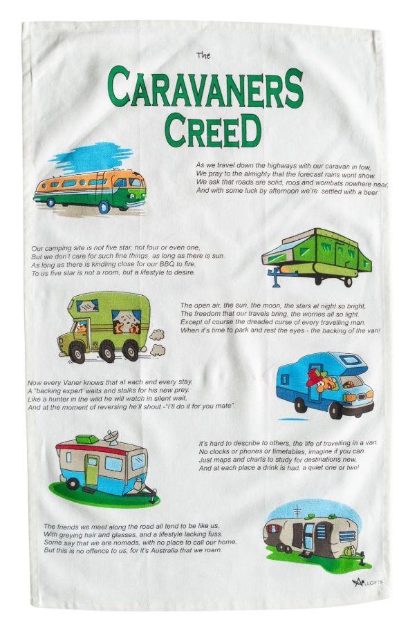 Tea Towel - Caravaners Creed