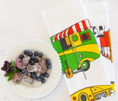 Tea Towel - Retro Caravan