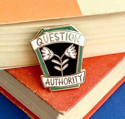 Jubly-Umph - Question Authority Pin