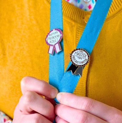 Jubly-Umph - Master Procrastinator Pin