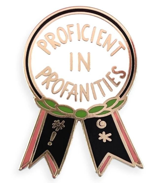 Jubly-Umph - Proficient in Profanities Pin