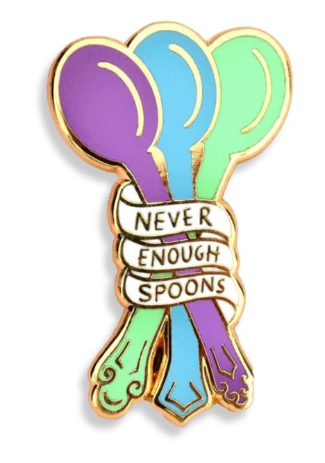 Jubly-Umph - Never Enough Spoons Pin