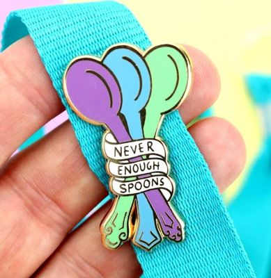 Jubly-Umph - Never Enough Spoons Pin