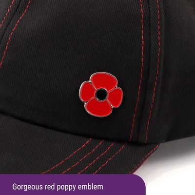 I Remember - Red Poppy Black Cap