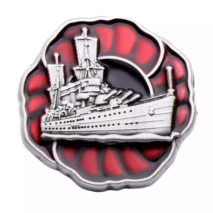 Poppy WWII HMAS Australia II Limited Edition Lapel Pin