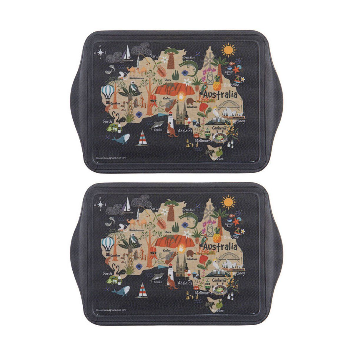 Scatter Tray Set of 2 - Australia