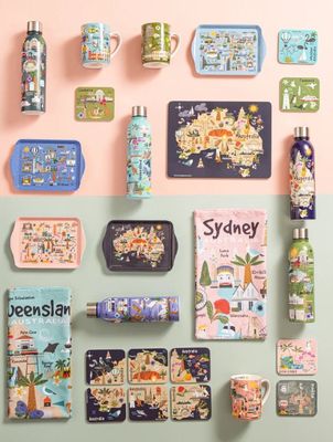 Scatter Tray Set of 2 - Land Down Under - Brisbane