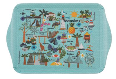 Scatter Tray Set of 2 - Land Down Under - Queensland